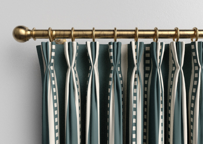 The British Stripe Co. Edgar, Teignbridge No.1 - Made to Measure Curtains - Image 11